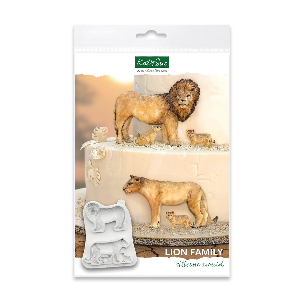 Moule en silicone Famille Lion
