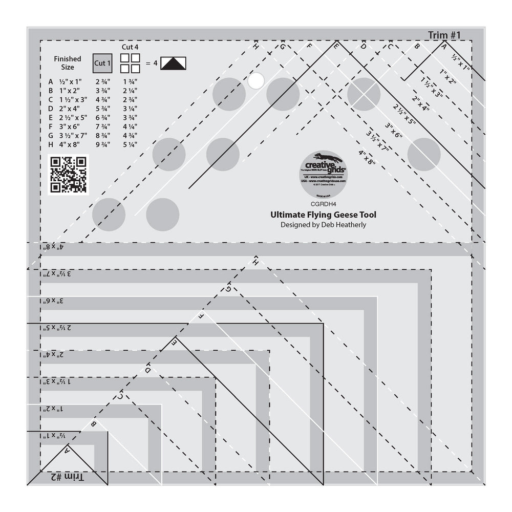 Creative Grids Ultimate Flying Geese Tool — Cottage Quilting Ltd.