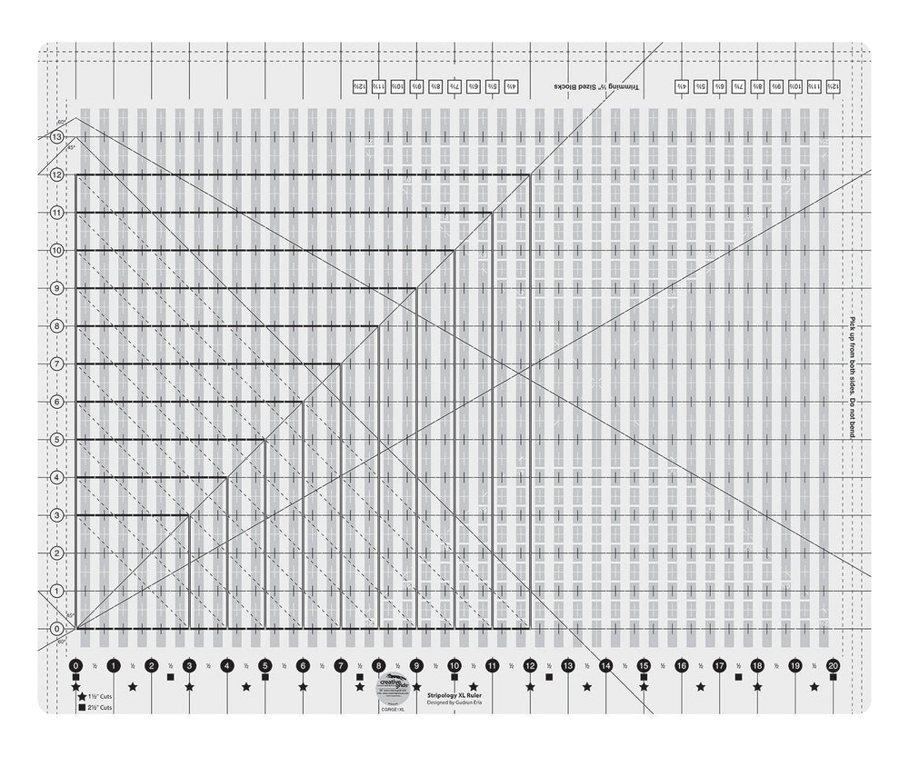 Creative Grids Stripology XL Ruler — Cottage Quilting Ltd.