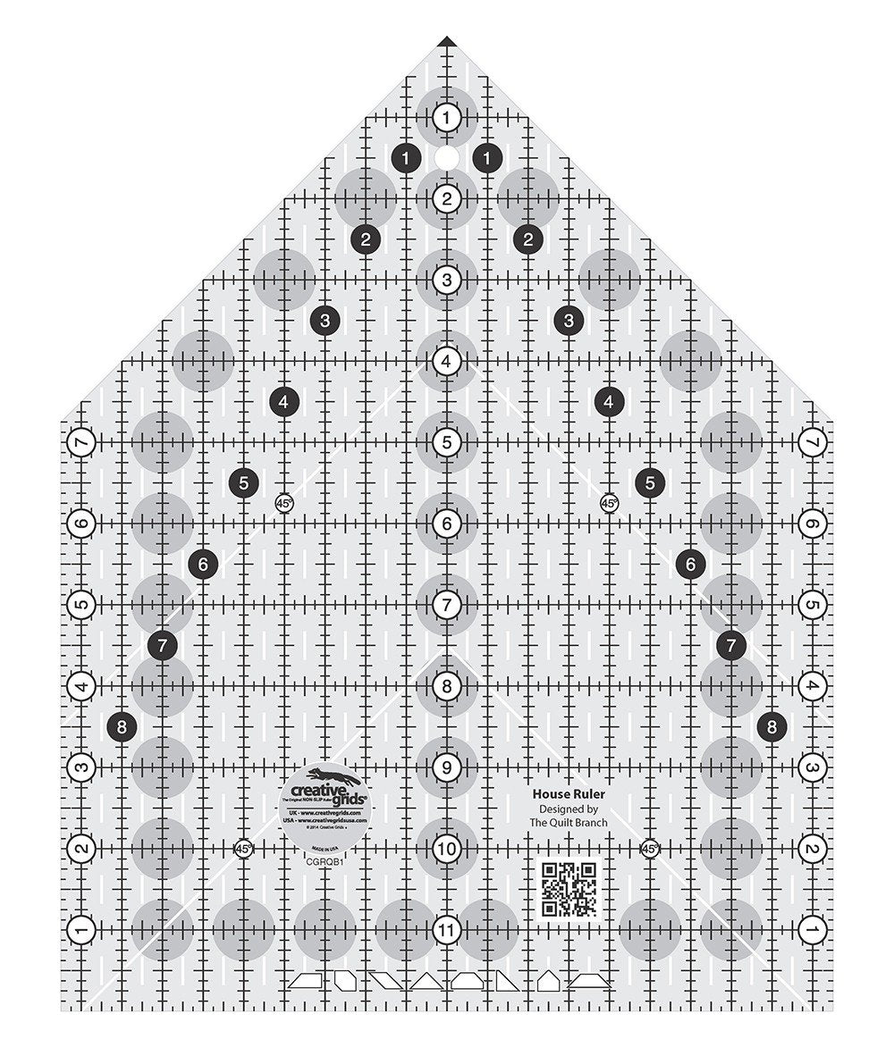 Creative Grids House Quilt Ruler — Cottage Quilting Ltd.