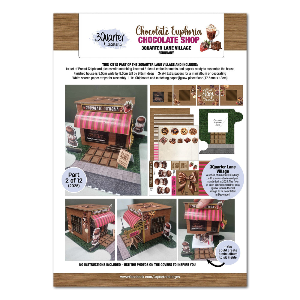 3Quarter Designs Lane Village - Chocolaterie Chocolate Euphoria