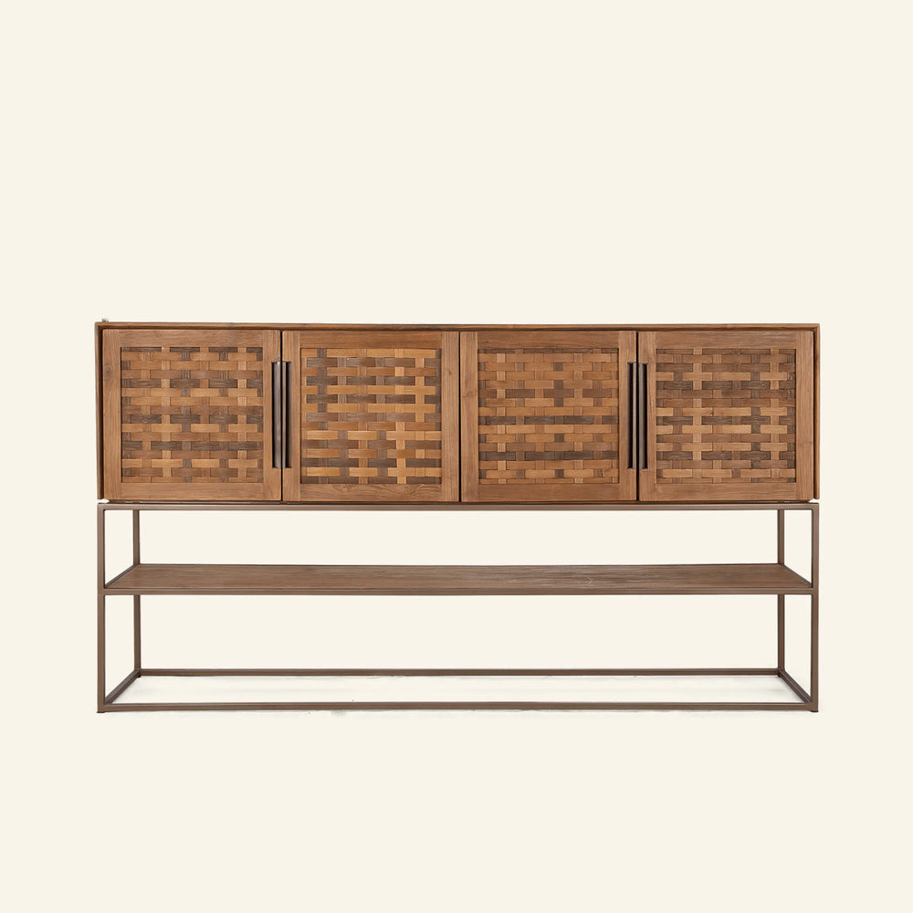 Karma Pure Tall Chest with 4 Doors and 1 Open Shelf | dBodhi