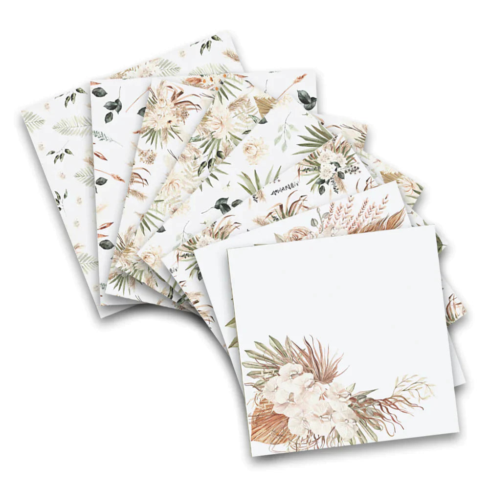Couture Creations - Collection Earthy Delights Papier Vélin 20 x 20 cm (24 feuilles - 3 x 8 motifs)