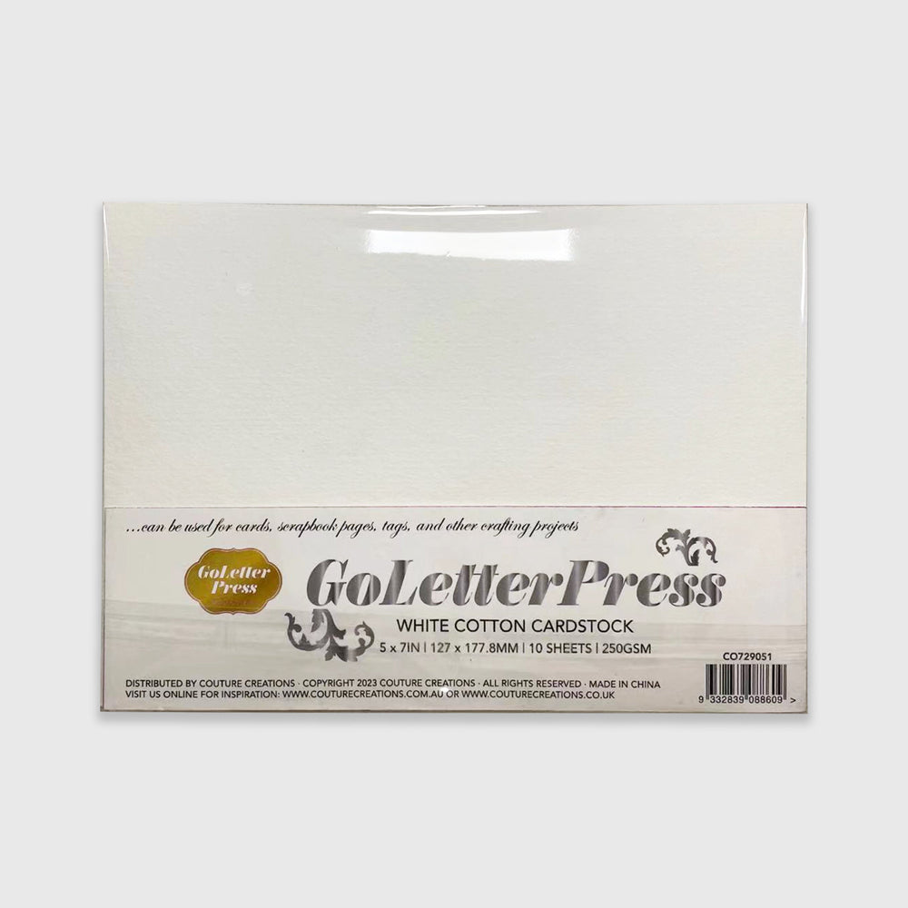 GoLetterPress Papier cartonné en coton