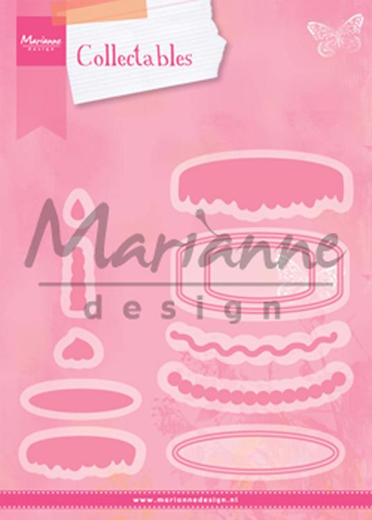Marianne Design: Collectables Die Set - Birthday Cake — Ecstasy Crafts