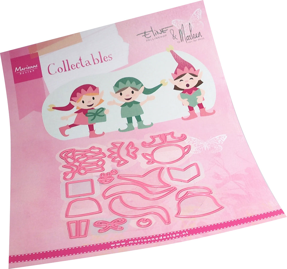 Matrice de découpe Marianne Design Collectables - Christmas Elves By Eline & Marleen