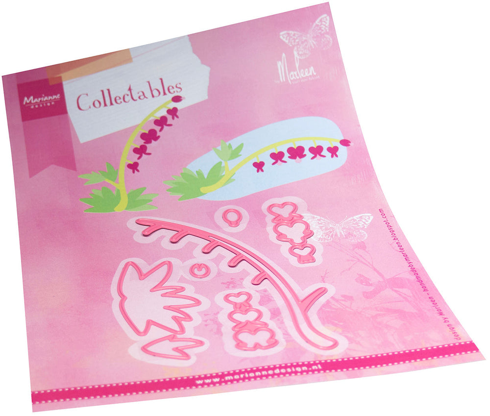 Matrice de découpe Marianne Design Collectables - Cœurs de Marie par Marleen