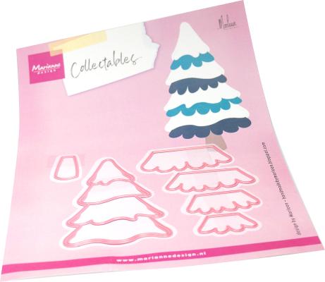 Marianne Design Collectables Die - Sapin enneigé par Marleen