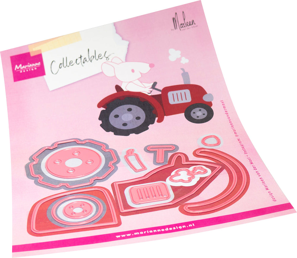 Marianne Design Collectables Die - Tracteur par Marleen