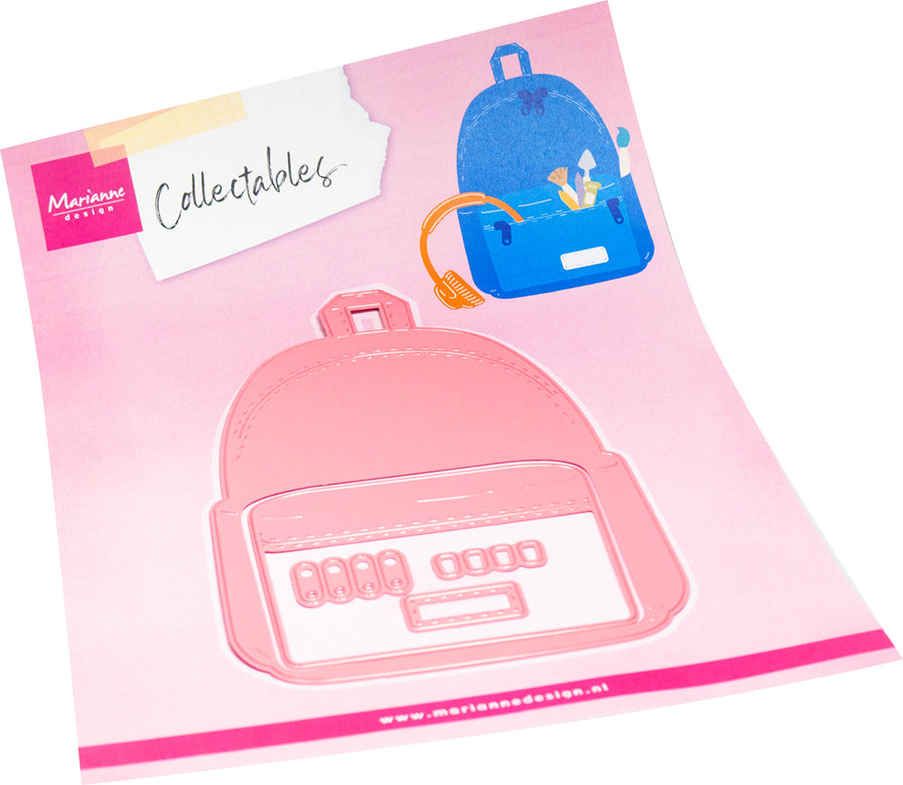 Marianne Design Collectables Die - Backpack — Ecstasy Crafts