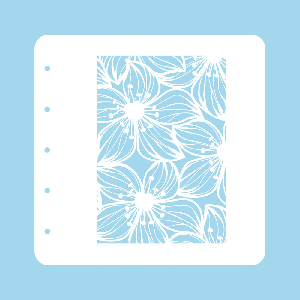 Pochoir A6 pour assortiment de couleurs magnétiques Fleur 2