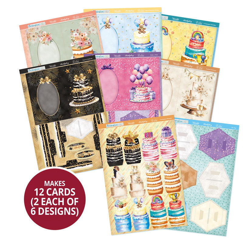 Kit de cartes conceptuelles Gâteaux de fête