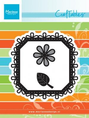 Marianne Design; Matrices Craftables – Carré et Fleur-Point de Croix
