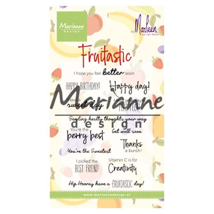 Marianne Design Tampons Transparents Marleen's Fruitastic