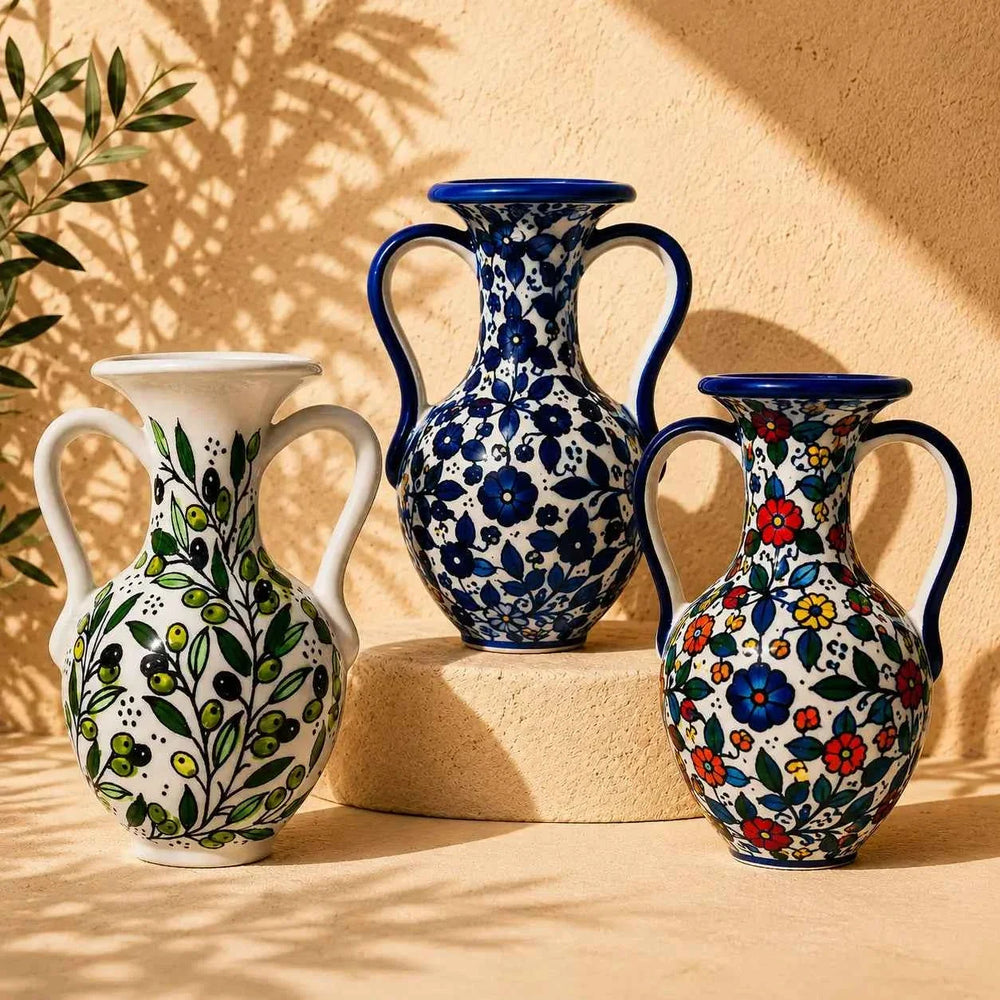 Vase en céramique fait à la main – 6 × 10 po