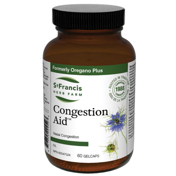 Congestion Aid (Oregano Plus) — Unytii - Suppléments et Produits Naturels