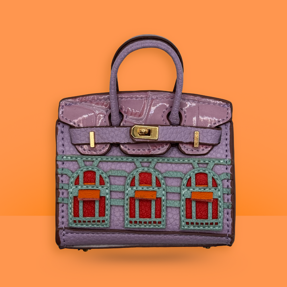 Mini AirPods Case Bag - Enchanted Violet