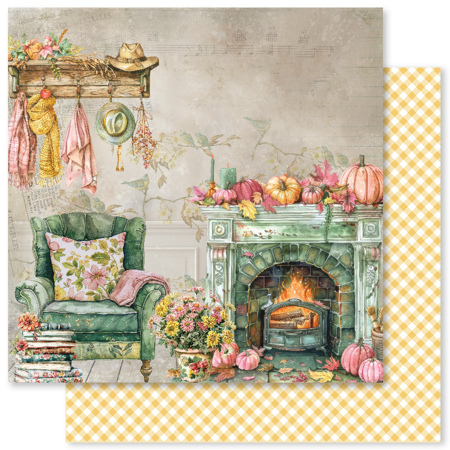 Cozy Fall B 12x12 Paper (12pc Bulk Pack) 32685 — Ecstasy Crafts
