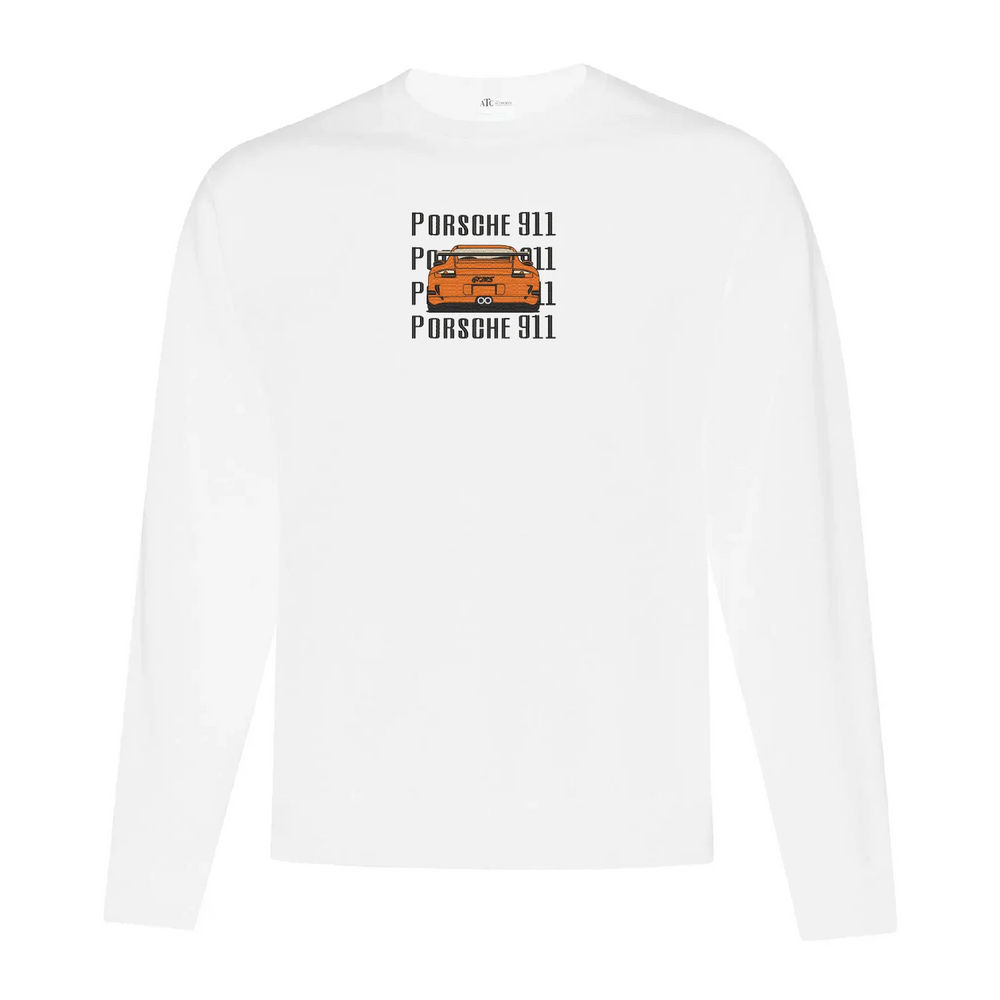 Embroidered Porsche 911 Crewneck