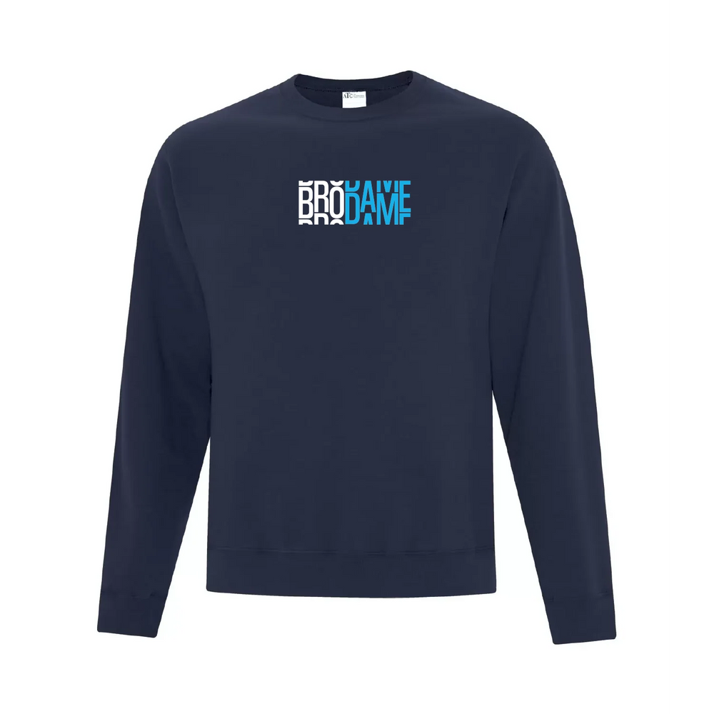 Crewneck "Brodame" Embroidered Lottery