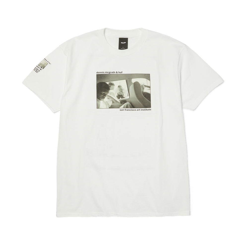 T-shirt HUF 'Paved With Gold' - Blanc