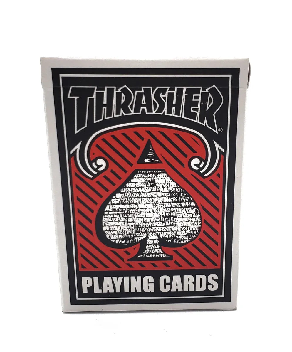 Cartes à jouer Thrasher - Noir/Rouge