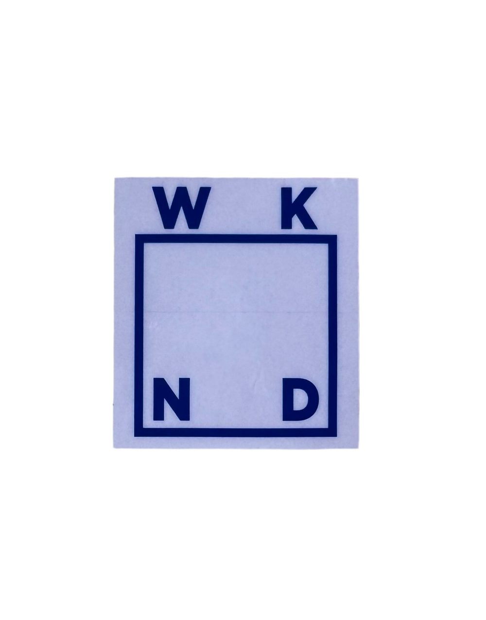 Autocollant WKND 'OG Logo' - Bleu