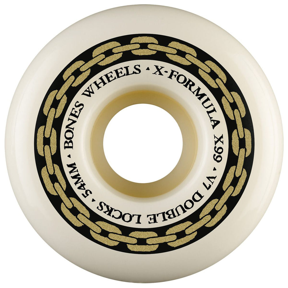 Bones 'XF Double Locks' V7 99A Wheels 54MM - Natural