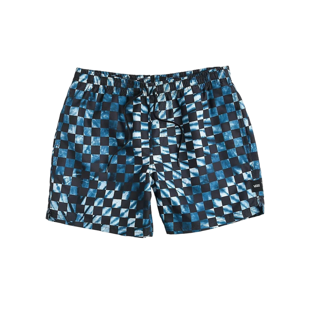 Vans 'Mixed Volley' Hybrid Swimshorts - Blue/Black Checkerboard