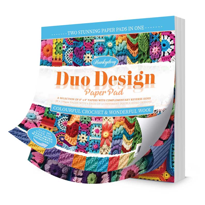 Blocs de papier Duo Design – Crochet coloré et Laine merveilleuse
