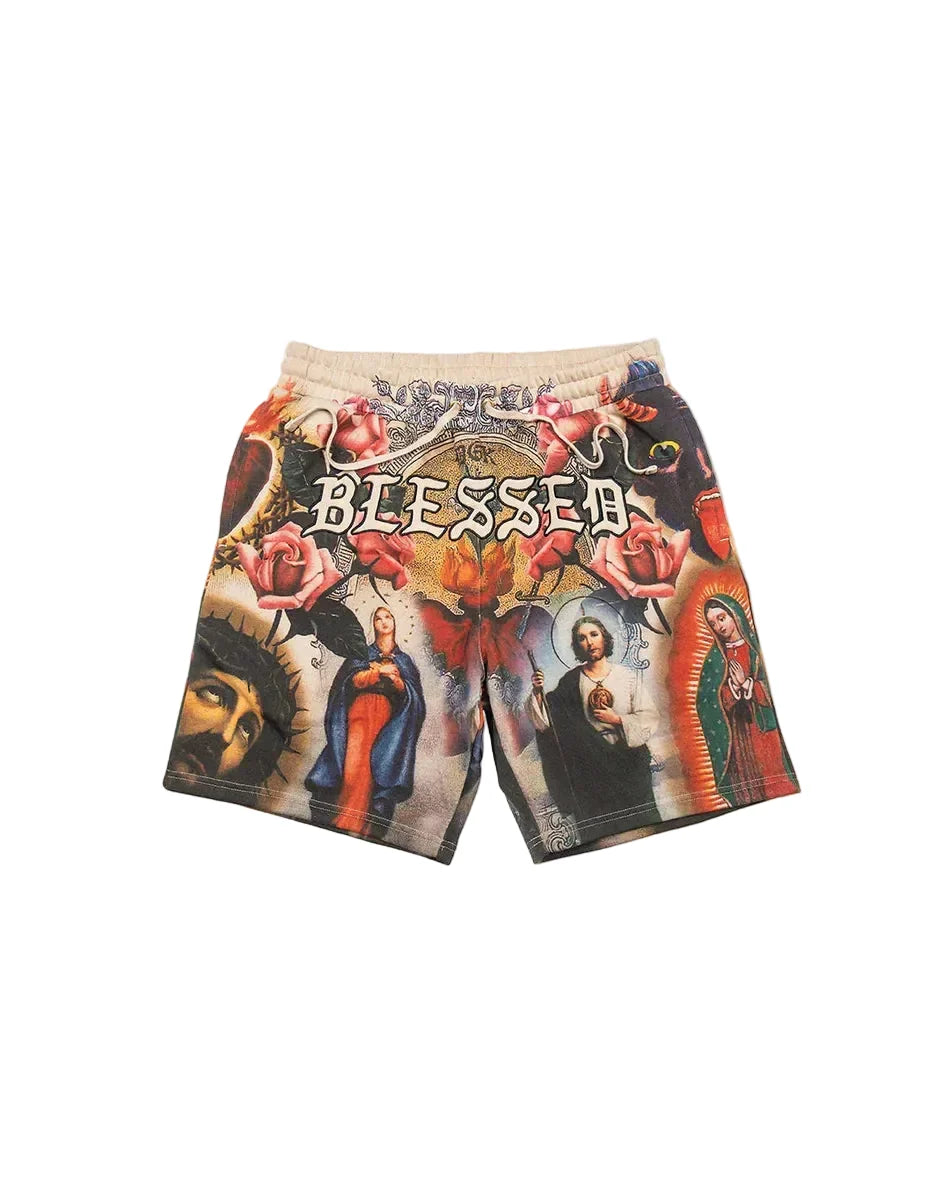 DGK 'Shrine' Fleece Shorts - Tan
