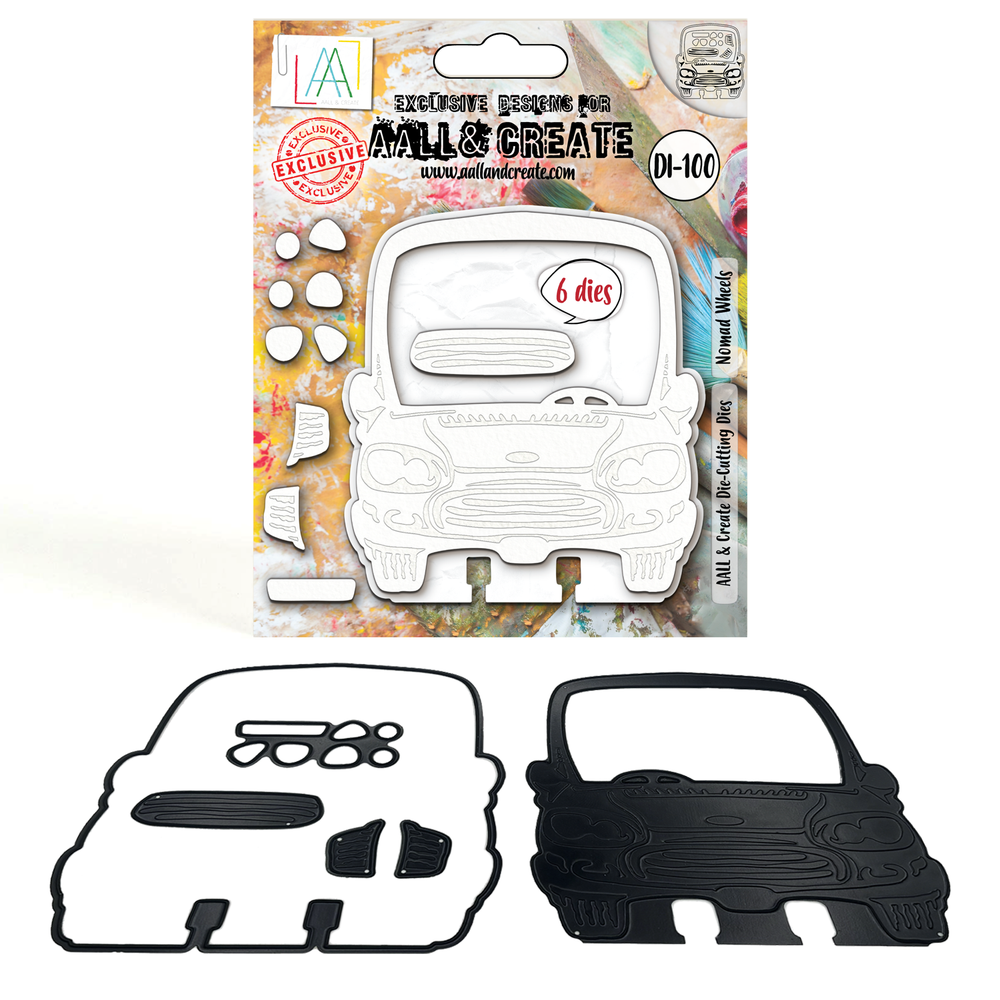 AALL and Create - Die-Cutting Die Set - Nomad Wheels — Ecstasy Crafts