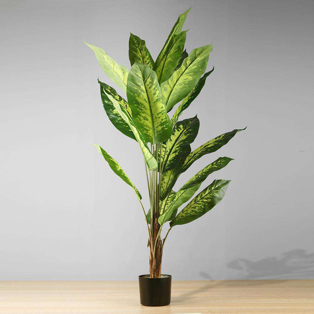 Plante d'evergreen artificielle Dira en pot (plusieurs tailles)