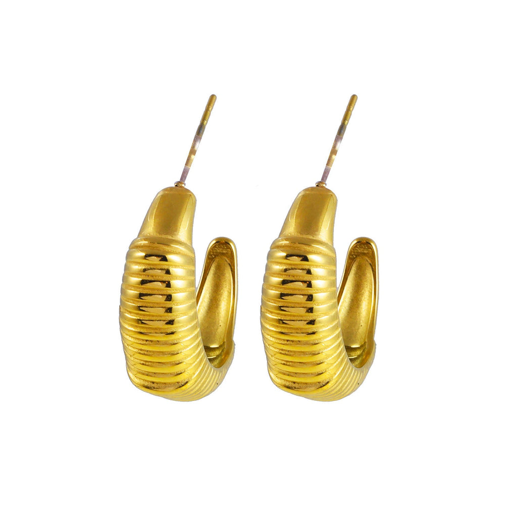 Style DOLCEDA: Art Deco Styled Geometric Hoop Earrings