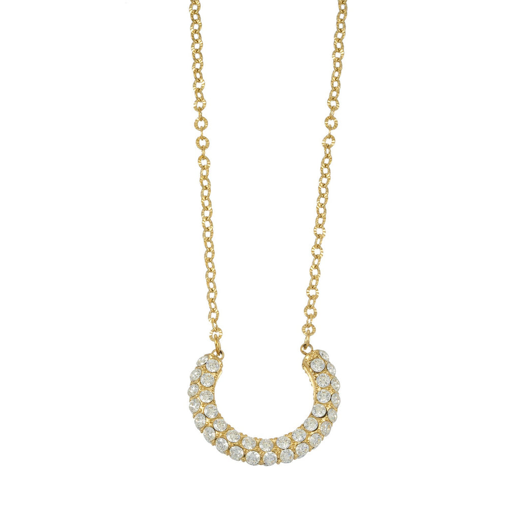 ASHANTI Or : Collier Celeste – Pendentif Pavé Scintillant