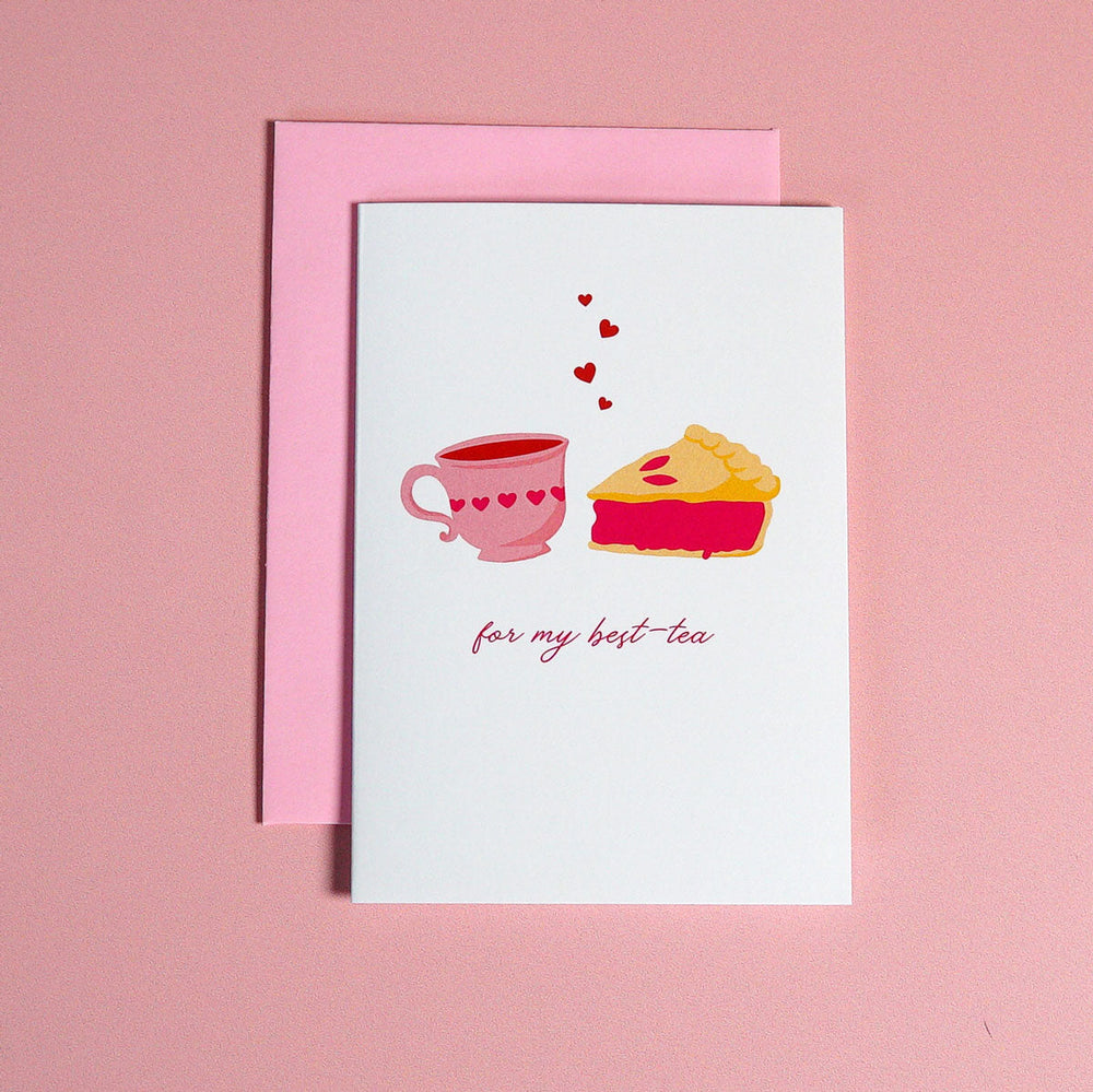 Best-Tea Mini Greeting Card