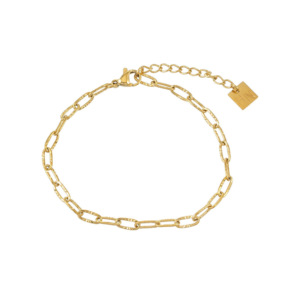 TIKI Or: Bracelet essentiel quotidien à chaîne mini trombone