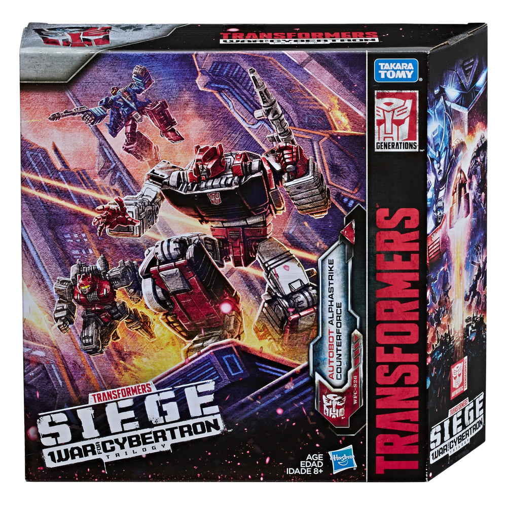 Transformers - Generations Guerre pour Cybertron Deluxe WFC-S26 Autobot Alphastrike Contre-attaque 3-en-1 - Frappe Finale
