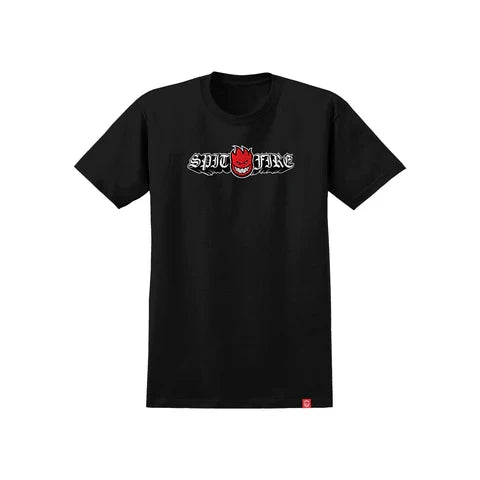 T-shirt Spitfire 'Old E Drop Bighead' - Noir/Rouge (ENFANTS)