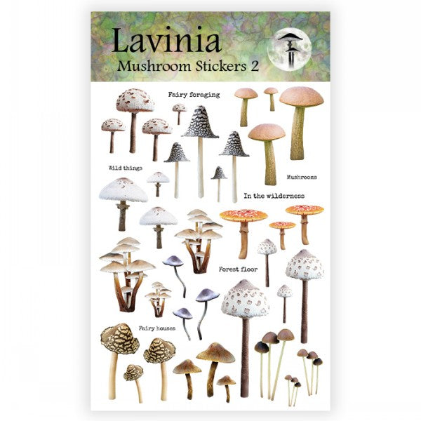 Lavinia Stamps - Mushroom Stickers 2 — Ecstasy Crafts