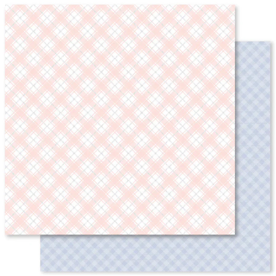 Plaid du temps de Pâques C Papier 12x12 (Emballage en vrac de 12 pièces) 31818
