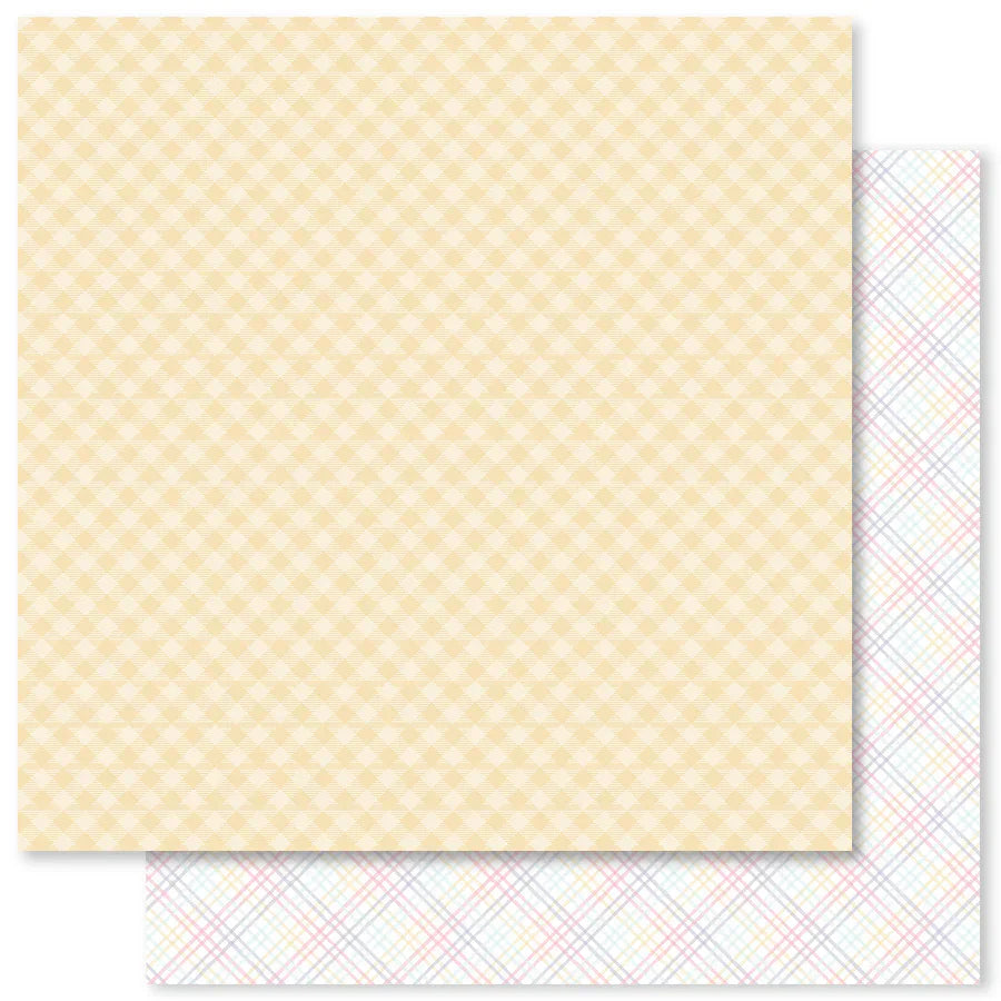 Plaid du temps de Pâques D Papier 12x12 (Paquet en vrac de 12) 31821
