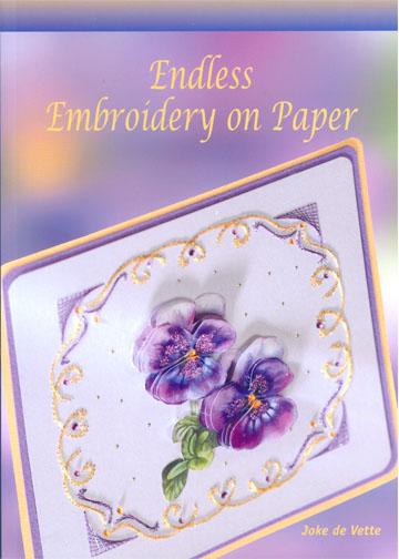 Broderie infinie sur papier livre