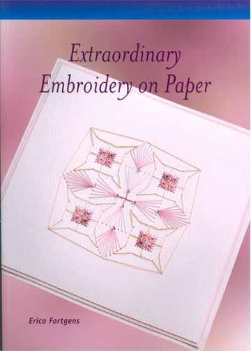 Livre extraordinaire de broderie sur papier