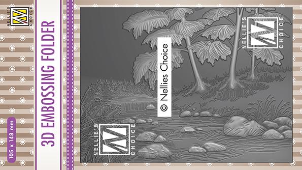3D Embossing Folders Waterfall — Ecstasy Crafts