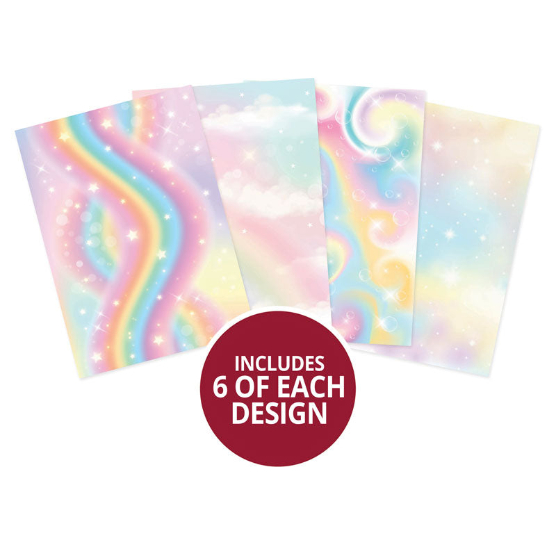 Lots de papiers essentiels - Ciels Arc-en-ciel