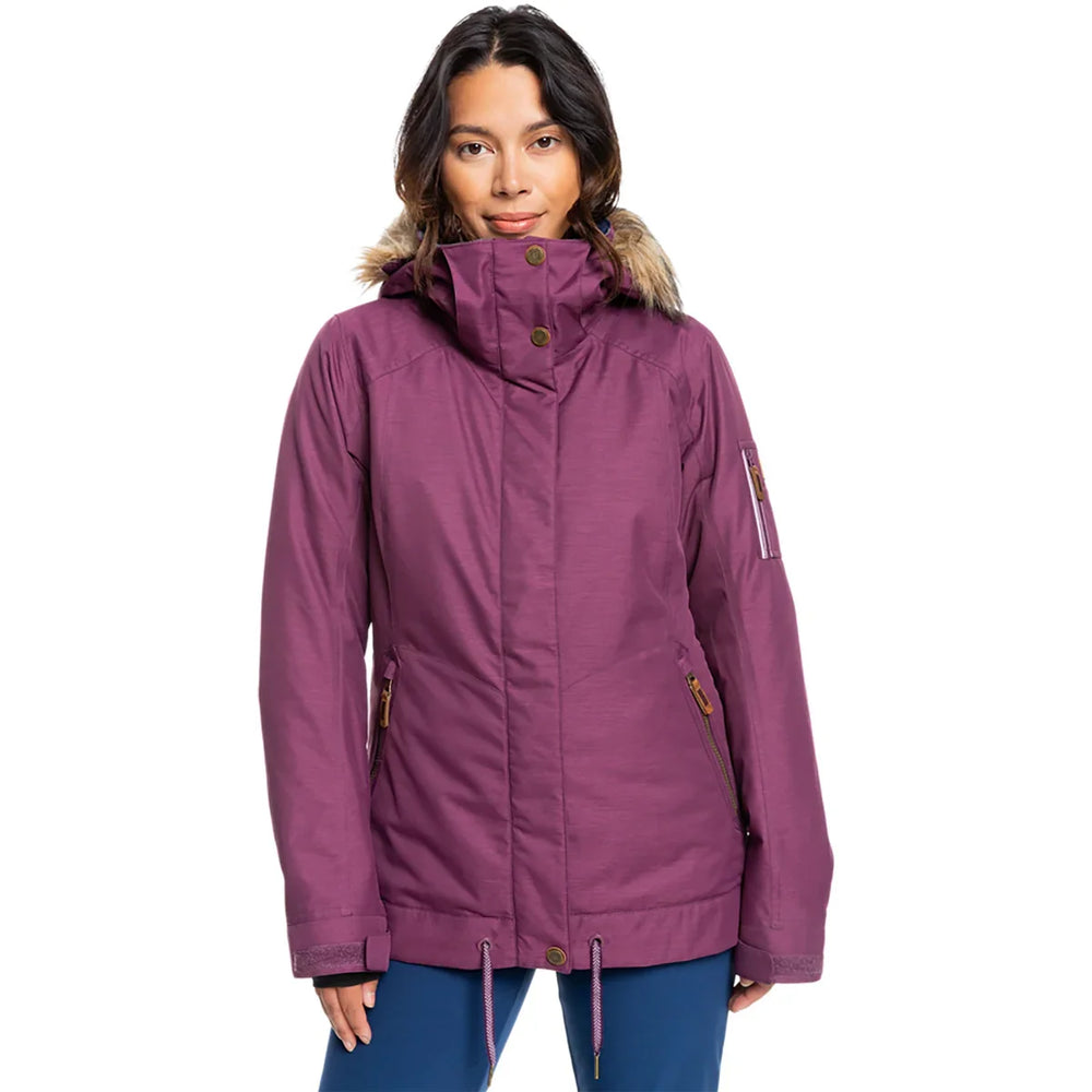 Roxy 'Meade' Veste Isolée - Bordeaux (Pour Femmes)