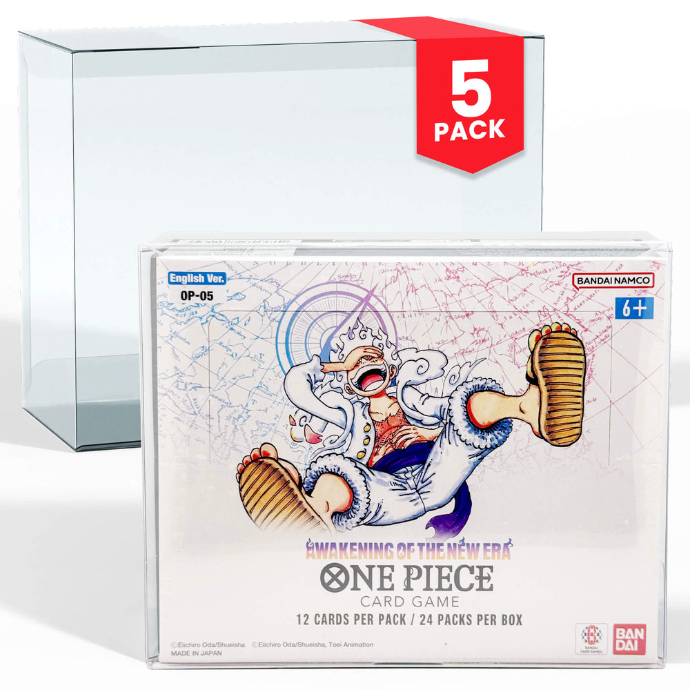 One Piece Booster Box EVORETRO PET Protectors (English, OPP 4-6, 0.40mm, 5-Pack) — EVORETRO Canada