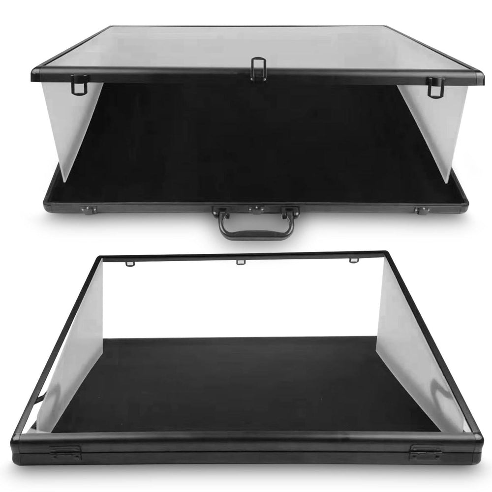EVORETRO Lockable Display Case – Secure Showcase 24x36x4 Inch Black with removal Separator — EVORETRO Canada