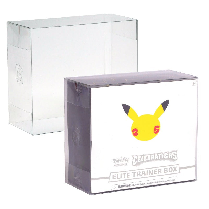 5x EVORETRO Étui de protection pour ETB Pokémon PET